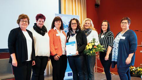 DRK Stationäre Pflege Börde GmbH Verleihung des Landessiegel "Das mitarbeiterorientierte Unternehmen - Hier fühle ich mich wohl", 2019  